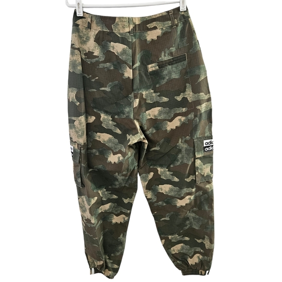 Adidas Originals Track Pants High Waist Fashion Leisure Pants Camouflage - Picture 4 of 16